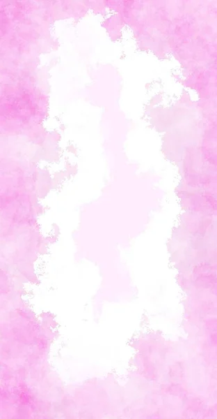 白い背景にピンク色の色調で水彩画 高品質の写真 — ストック写真