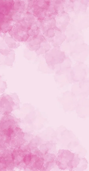 Pintura Aquarela Abstrata Tons Rosa Sobre Fundo Rosa Foto Alta — Fotografia de Stock