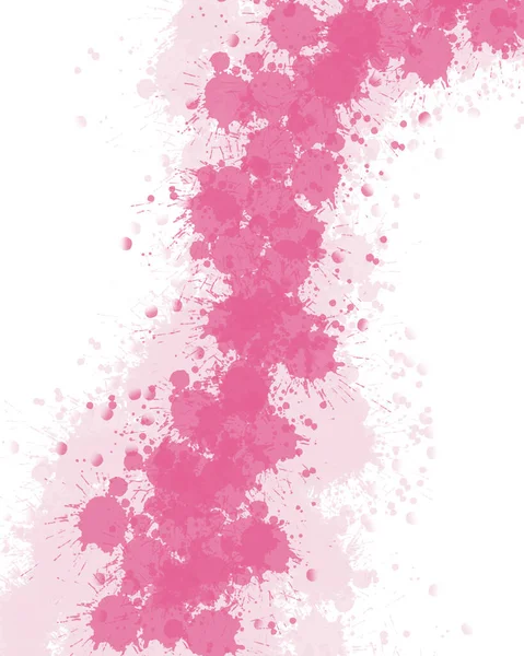 白い背景にピンク色の色調で抽象的な水彩画 高品質の写真 — ストック写真