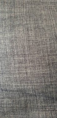 Gri kumaş numunesinin yakın çekimi. Yüksek kalite fotoğraf