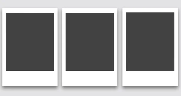 Illustrazione Set Cornici Bianco Nero Foto Alta Qualità — Foto Stock