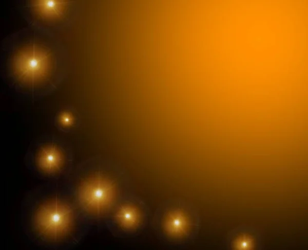 주황색으로 칠해져 별들의 디자인에 추상적 고품질 — 스톡 사진