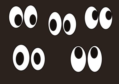 Karanlıkta parlayan gözler ve duygular. Yüksek kalite fotoğraf