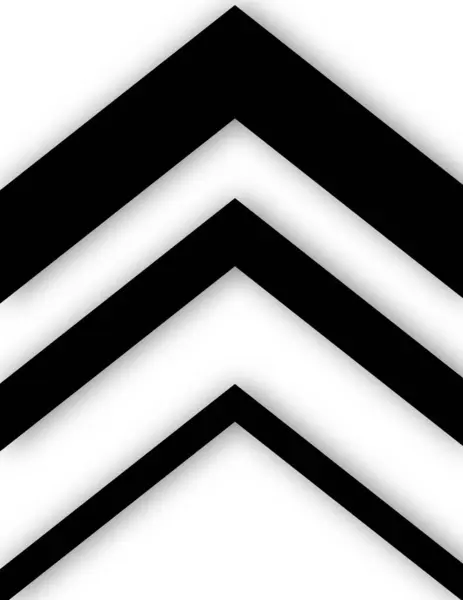 Чорно Білий Дизайн Набір Абстрактних Візерунків Динамічними Лініями Вигляді Стрілки — стокове фото