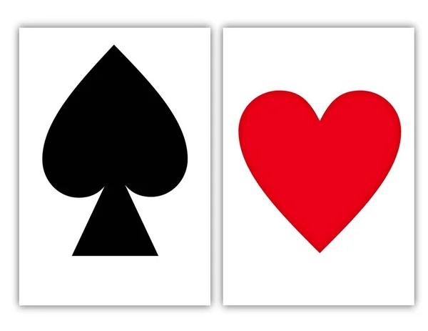 一套两套扑克牌 高质量的照片 — 图库照片