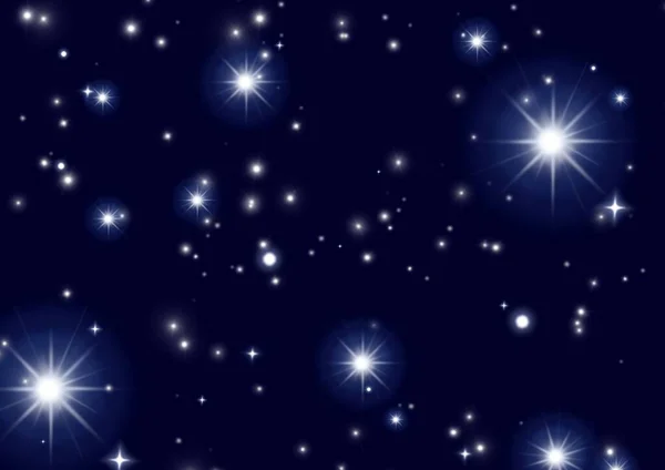 Fundo Estrela Estrelas Espaço Constelações Céu Noturno Ilustração Fundo Foto — Fotografia de Stock