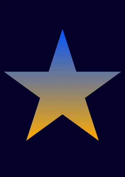 Απεικόνιση Εικονίδιο Αστέρι Λογότυπο Σύμβολο Αστέρι Υψηλής Ποιότητας Φωτογραφία — Φωτογραφία Αρχείου