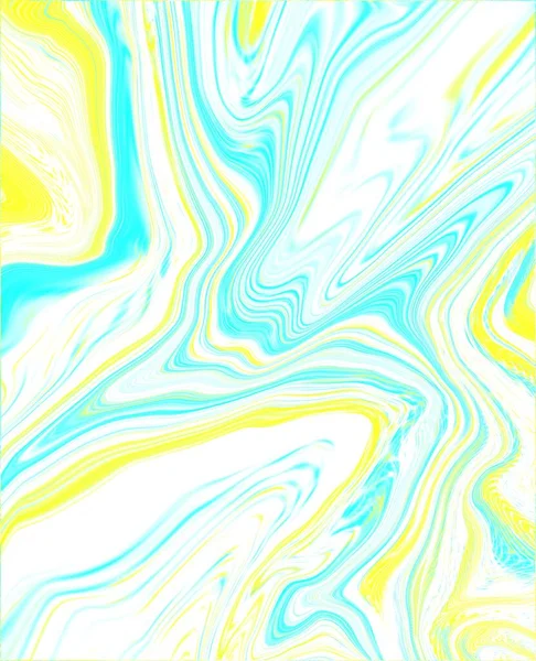 Soyut Doku Mavi Sarı Renklerde Kıvrımlı Arka Plan Yüksek Kalite — Stok fotoğraf