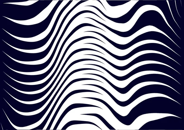 Vita Böjda Linjer Mörkblå Bakgrund Zebra Högkvalitativt Foto — Stockfoto