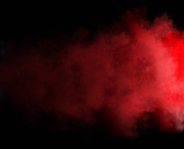 Abstract background red smoke on black background. High quality photo