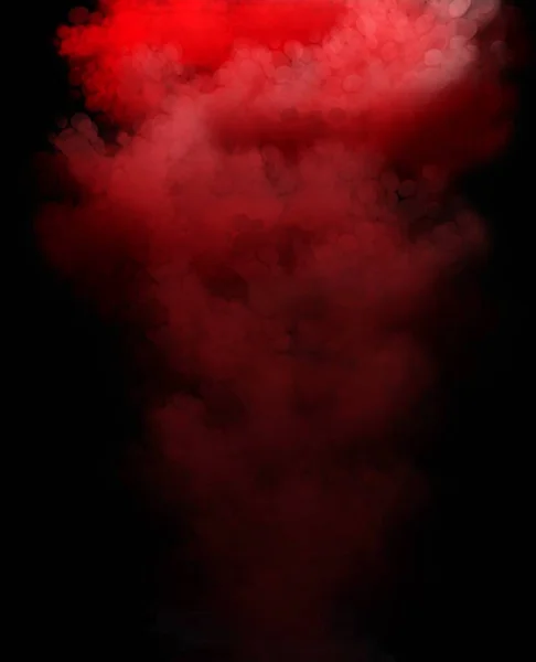 Abstracte Achtergrond Rode Rook Zwarte Achtergrond Hoge Kwaliteit Foto — Stockfoto