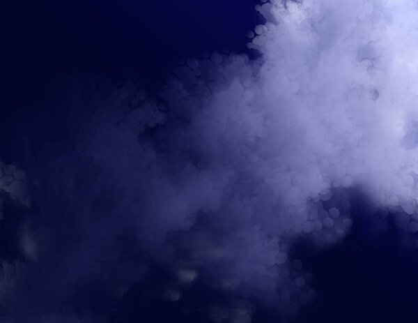 Abstract smoke background for design on black blue background. High quality photo