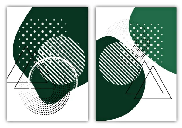 Sammlung Moderner Geometrischer Einbände Minimale Dekorative Gestaltung Hochwertiges Foto — Stockfoto