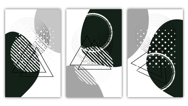 Sammlung Moderner Geometrischer Einbände Minimale Dekorative Gestaltung Hochwertiges Foto — Stockfoto