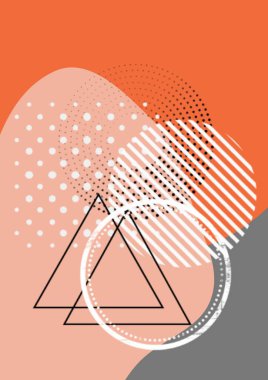 Modern geometrik kaplamaların arka planı. Minimum dekoratif tasarım. Yüksek kalite fotoğraf