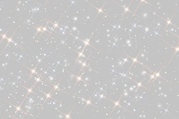 Elegáns Csillogó Ezüst Háttér Csillagok Ezüst Színű Kiváló Minőségű Fénykép — Stock Fotó