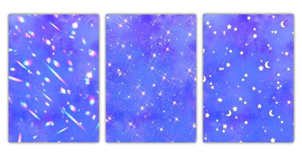 Modern abstract covers set, minimal covers design, abstract background with stars . High quality photo