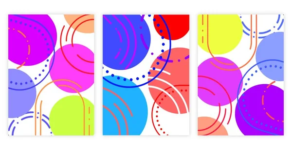 Modernes Abstraktes Cover Set Minimalistisches Cover Design Abstrakter Hintergrund Hochwertiges — Stockfoto