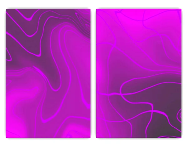 Современные Абстрактные Обложки Цветовым Градиентом Минимальный Дизайн Обложек Изогнутыми Линиями — стоковое фото