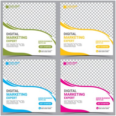 kurumsal broşür tasarımı, iş afişi şablonu, dijital pazarlama broşürü