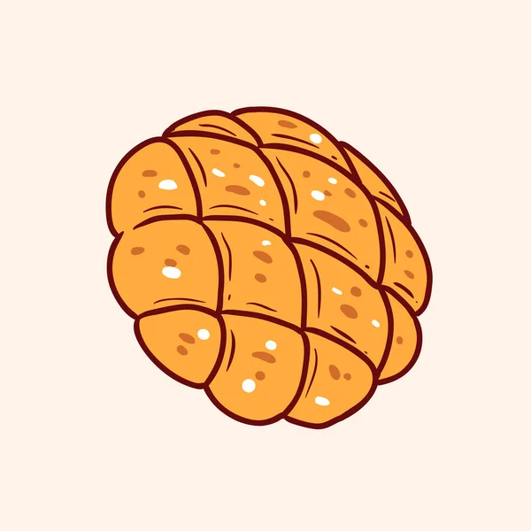 Bäckerei Handgezeichnet Dessertvektorillustration — Stockvektor