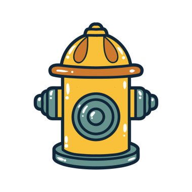 Fire hydrant element vector illustration clipart