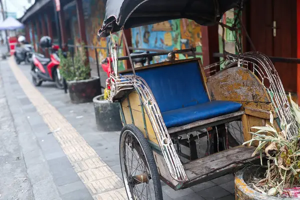 Malioboro yol kenarındaki yogyakarta