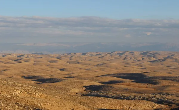 Judean Tepelerinin Üzerinde Gün Batımı Srail — Stok fotoğraf