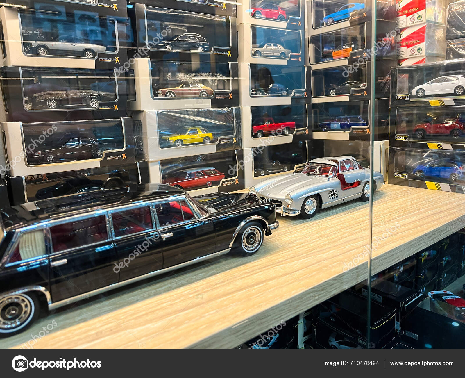 Jakarta Indonesia March 24Th 2024 Collection Model Cars Store Some