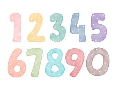 Dokuz numara, sayılar, renkli vektör tasarımı. Sayılar hazır. vektör illüstrasyonu.