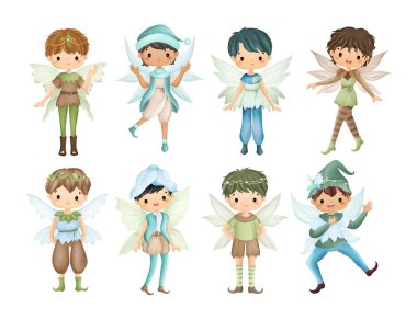 Şirin Perilerin Suluboya Çizimleri