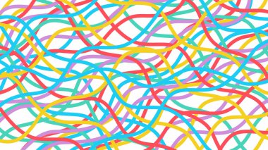 Renkli çizgi karalama desensiz desen tasarım vektör çizimi Pastel renk biçimi örüntü ve arkaplan tasarımı için uygun