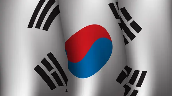Güney Kore Nin Bayram Bayram Günü Güney Kore Ulusal Bağımsızlık — Stok Vektör