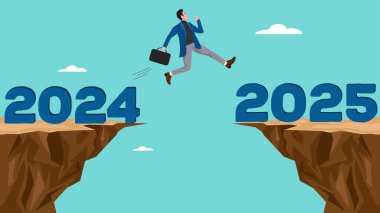 Mutlu yıllar 2025, 2025 'te iş fırsatı, 2025' te başarı için yeni strateji, 2025 'te iş hedefi, 2024' ten 2025 'e atlama