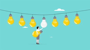 İşletme başarısı için modası geçmiş fikirlerin ya da stratejilerin yerini alan iş kadını, bir ampulü yenisiyle değiştirdi.