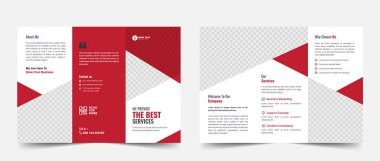 Modern iş broşürü tasarım şablonu