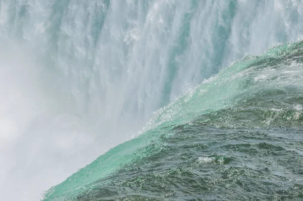 stock image Niagara Falls Town, ON, Canada - May 30, 2015: View at the Canadian part of Niagara Falls