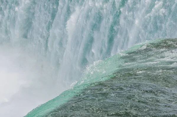 stock image Niagara Falls Town, ON, Canada - May 30, 2015: View at the Canadian part of Niagara Falls