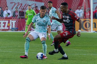 Toronto, ON, Kanada - 15 Nisan: Mark-Anthony Kaye # 14 Toronto FC orta saha oyuncusu