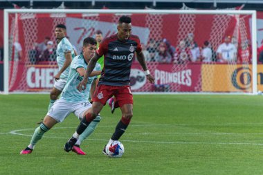 Toronto, ON, Kanada - 15 Nisan: Mark-Anthony Kaye # 14 Toronto FC orta saha oyuncusu