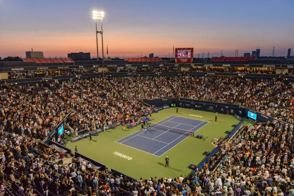 Toronto Kanada Ağustos 2019 Rogers Kupası Tenis Turnuvası Sırasında Eski — Stok fotoğraf