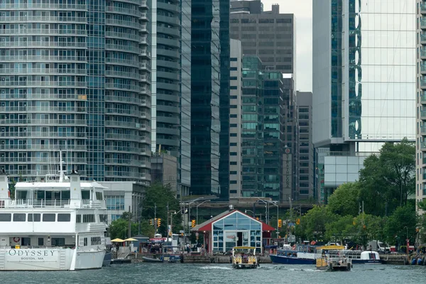 Toronto Canada August 2022 View Water Taxi Boat Ontario Lake — Stock Photo, Image