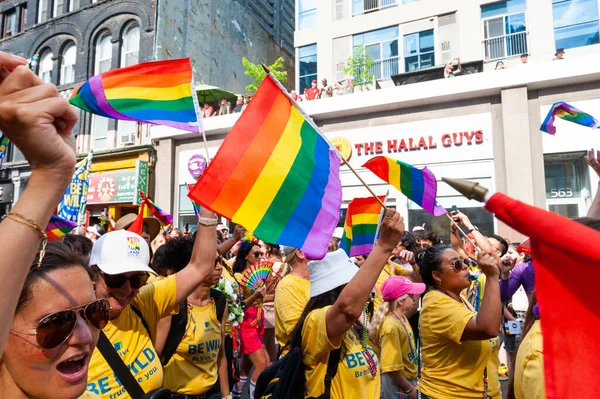 Toronto Canada June 2022 Participants 2022 Annual Pride Parade Pride — Stock Photo, Image