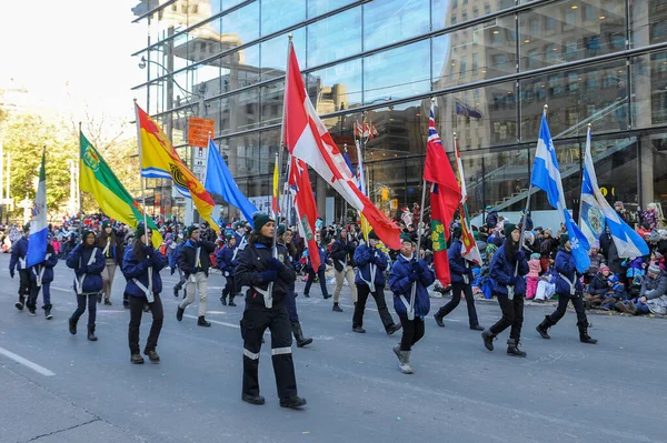 Toronto Canadá Noviembre 2019 Policía Toronto Participa Desfile Santa Claus — Foto de Stock