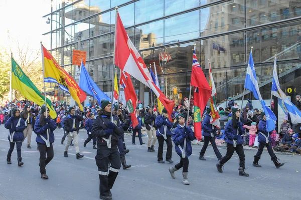 Toronto Kanada Listopada 2019 Policja Toronto Bierze Udział Paradzie Świętego — Zdjęcie stockowe