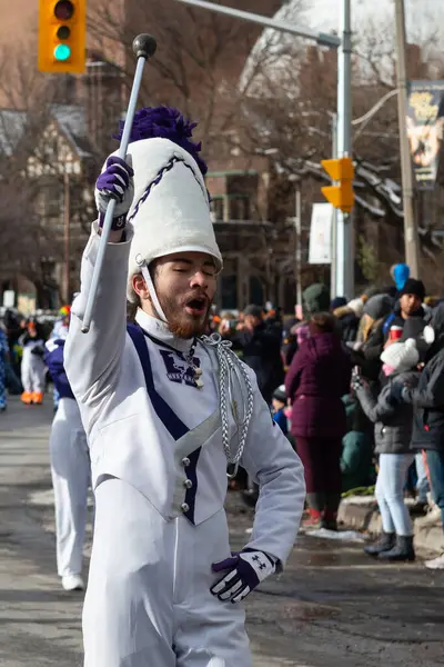 Toronto Kanada Listopada 2022 Ludzie Biorą Udział 118 Toronto Santa — Zdjęcie stockowe