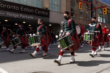 Toronto, ON, Kanada 15 Mayıs 2022: Toronto, Ontario, Kanada 'daki Black Creek Pioneer Village açık-miras müzesindeki 40' ın üzerindeki 19. yüzyıl binalarına bakın. 