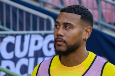 Toronto, ON, Kanada - 27 Haziran 2023: Kanada milli takımı ile Guadeloupe arasındaki 2023 Concacaf Gold Cup maçından önce kaleci Brice Cognard # 16)