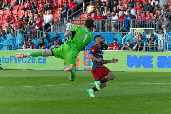 Toronto, ON, Kanada -27 Mayıs 2023: Tyler Miller # 1 numaralı kaleci