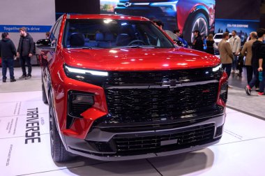 Toronto, ON, Kanada - 16 Şubat 2024: Chevrolet Equinox Metro Toronto Kongre Merkezi 'nde sunuluyor